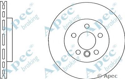 APEC BRAKING dsk2970 -  Тормозной диск